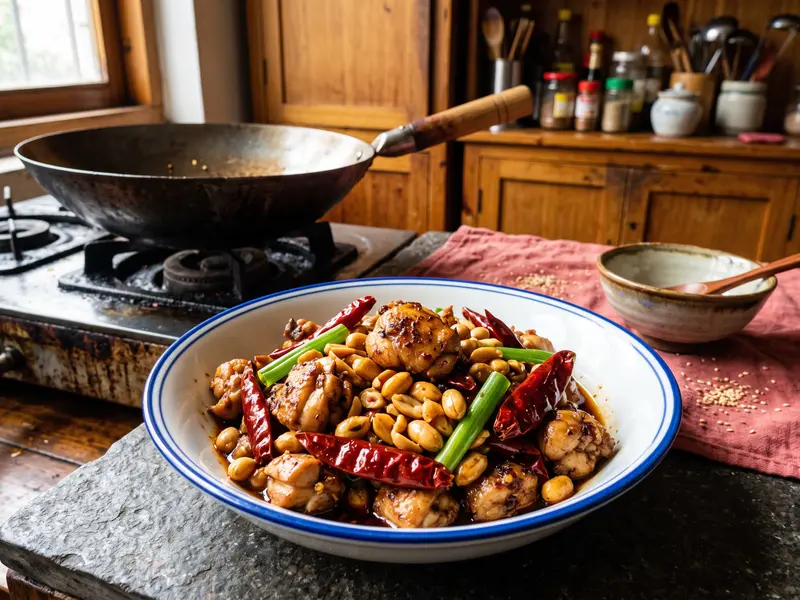 Pollo kung pao del Sichuan