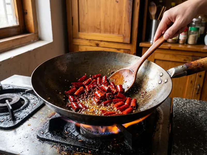 Poulet kung pao du Sichuan — step 4