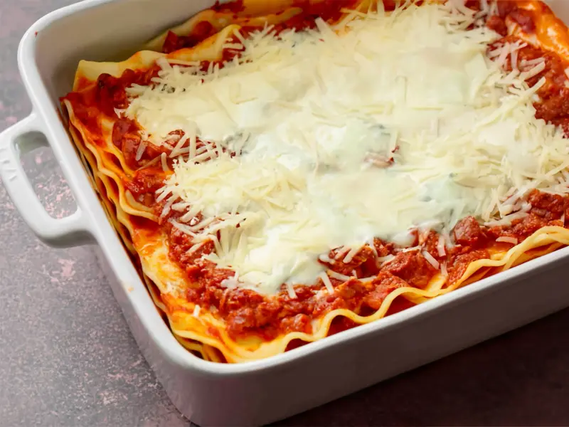 Lasagna — step 3