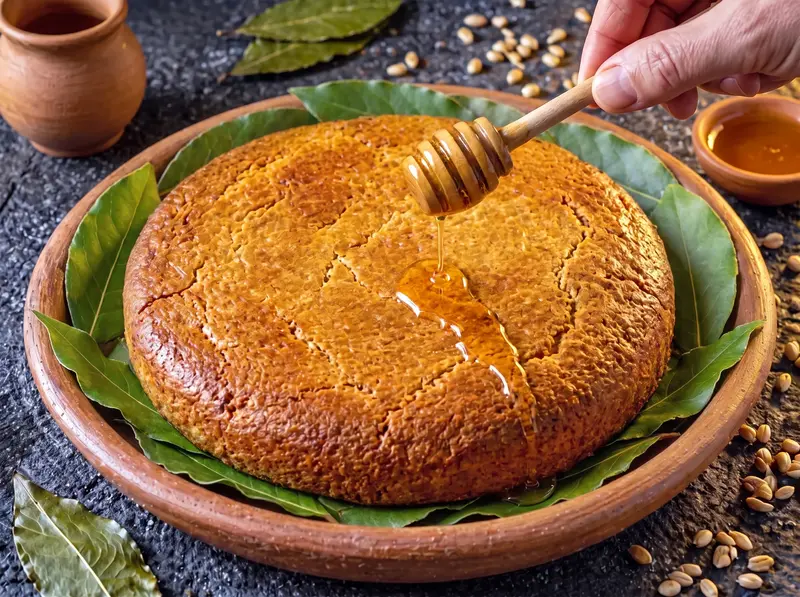 Libum (Ancient Roman Cheese Cake) — Flour and Confectionery Products · Italy