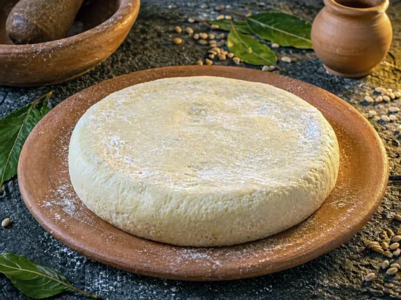 Libum (Ancient Roman Cheese Flatbread) — step 4