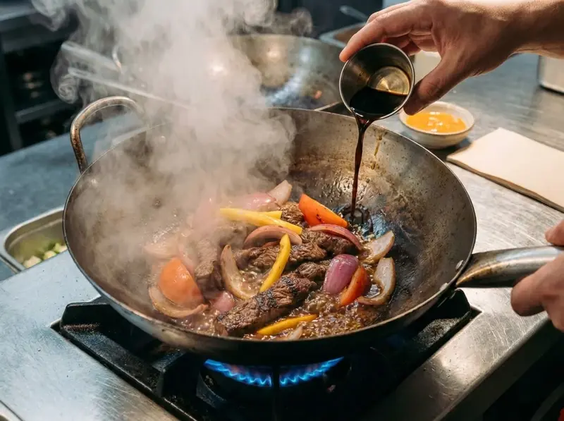 Lomo Saltado — step 6