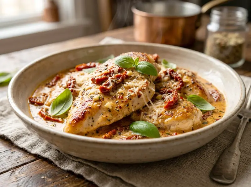 Marry Me Chicken with chicken, cream and parmesan — USA recipe