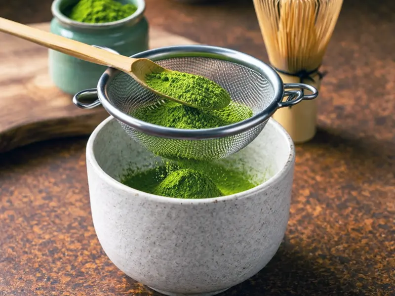 Matcha Latte — step 1