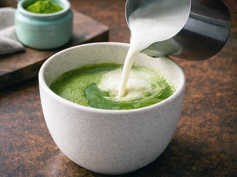 Matcha Latte — step 4