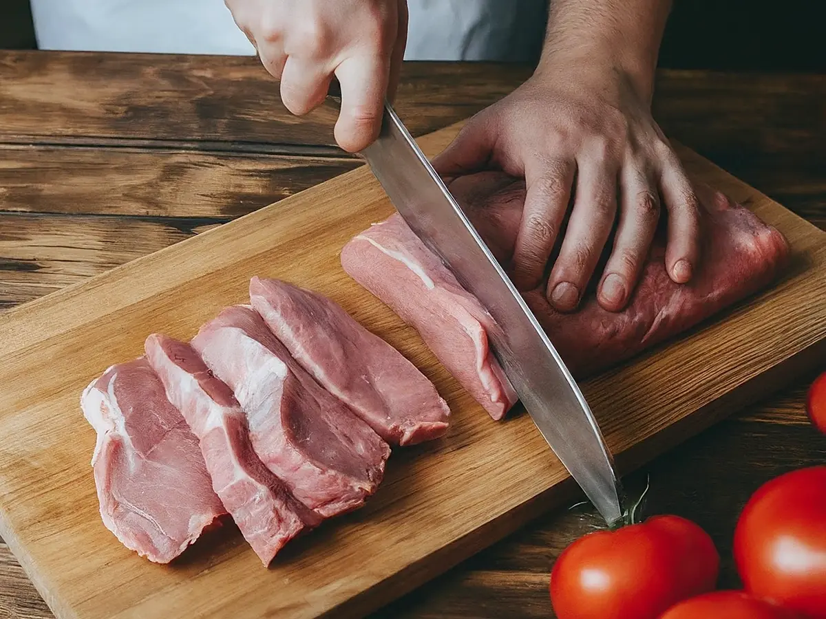 フレンチスタイルの肉 — step 1