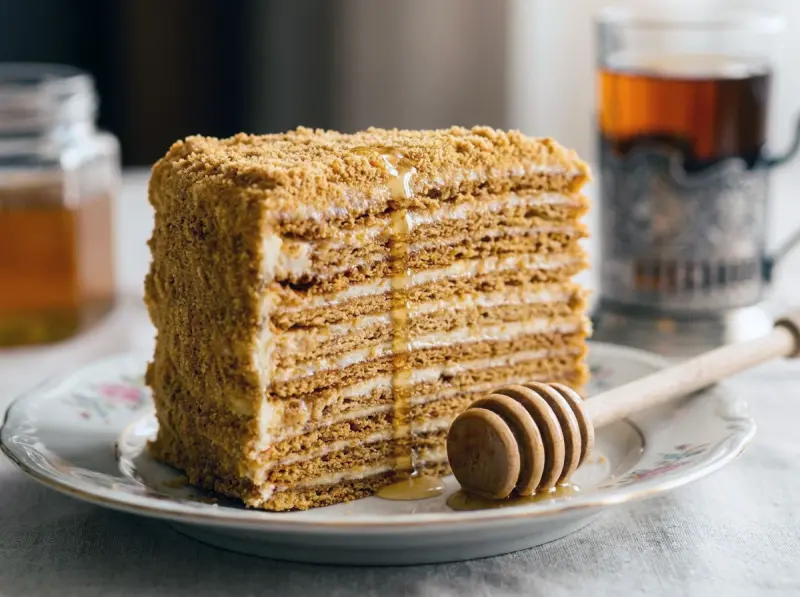 Medovik (torta russa al miele)