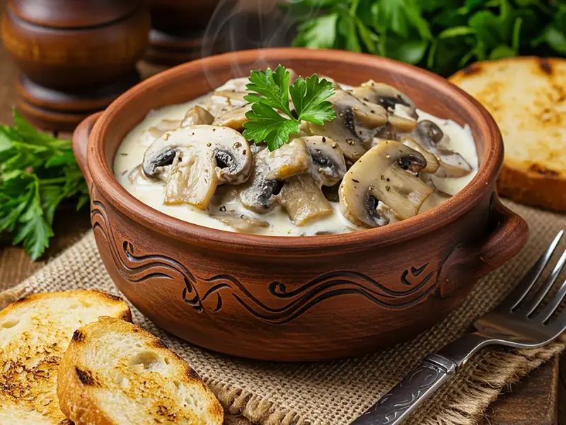 Mushrooms in Sour Cream