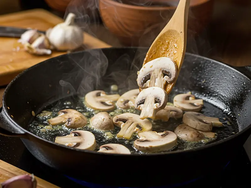 Mushrooms in Sour Cream — step 3