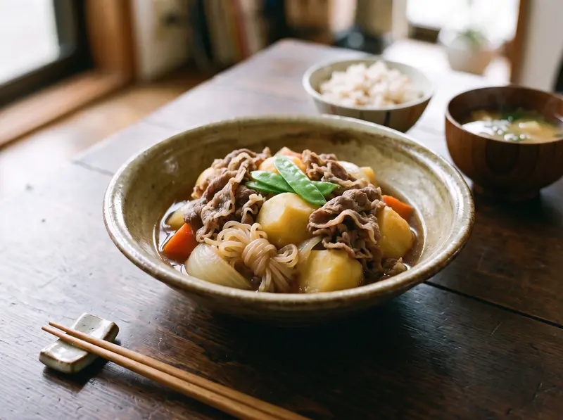 Nikujaga (Japanese Meat and Potato Stew) — Meat Dishes · Japan