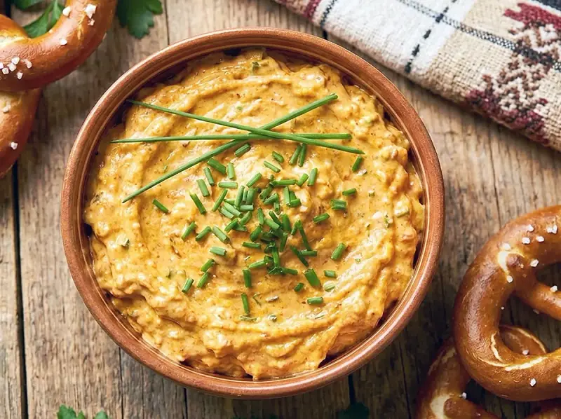 Obatzda with soft cheese, butter and cream cheese — Germany recipe