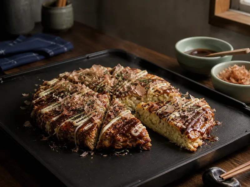 Okonomiyaki stile Osaka