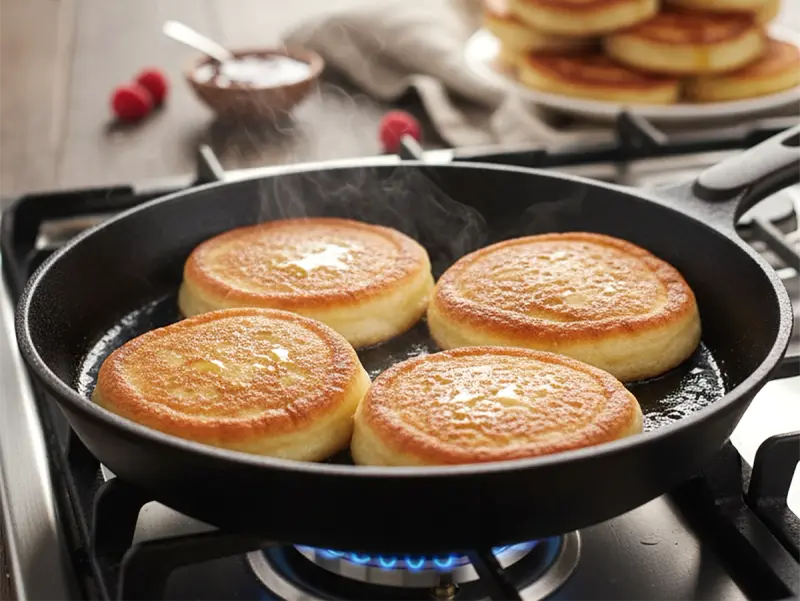 Oladyi (Russian Fluffy Yeast Pancakes) — step 5