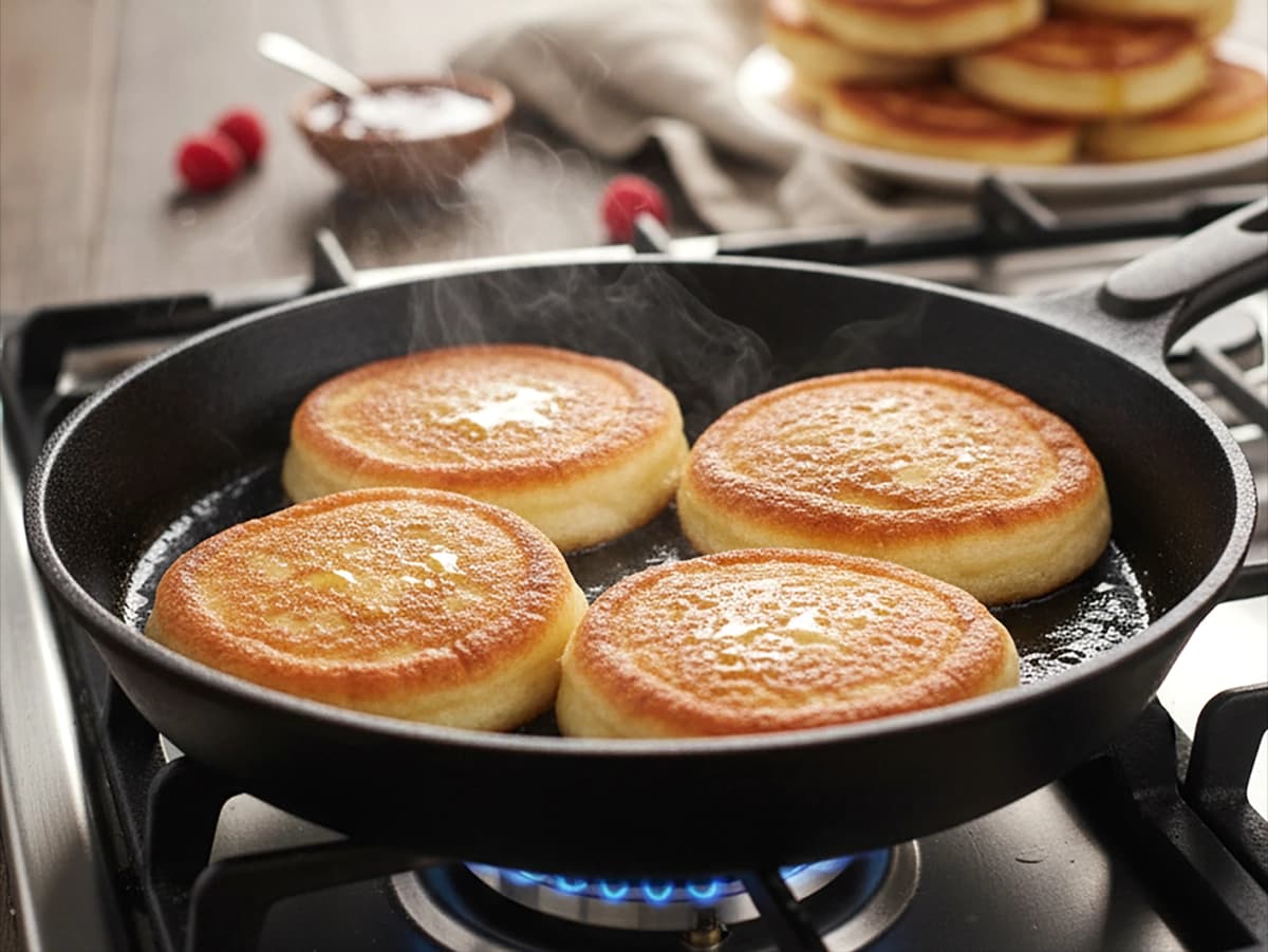 Oladyi (Russian Fluffy Yeast Pancakes) — step 5