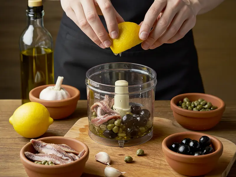 Olive Tapenade — step 1