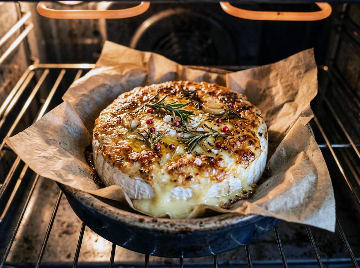 Oven-Baked Brie with Honeyed Nuts — step 2