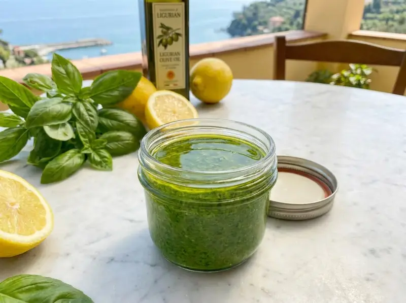 Pesto al limone (pesto ligure al basilico e limone) — step 7