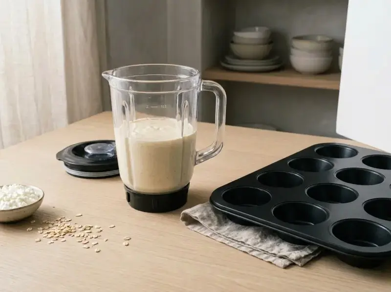 Protein Muffins — step 2