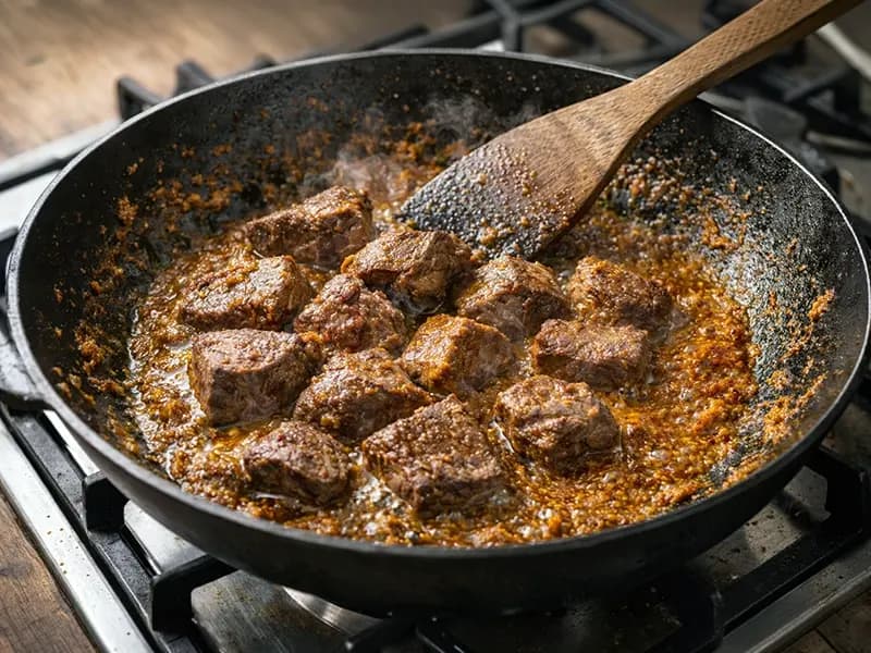 Beef Rendang — step 3