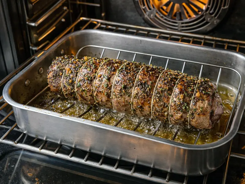 Cosciotto di Agnello Arrosto con Limone Meyer — step 2