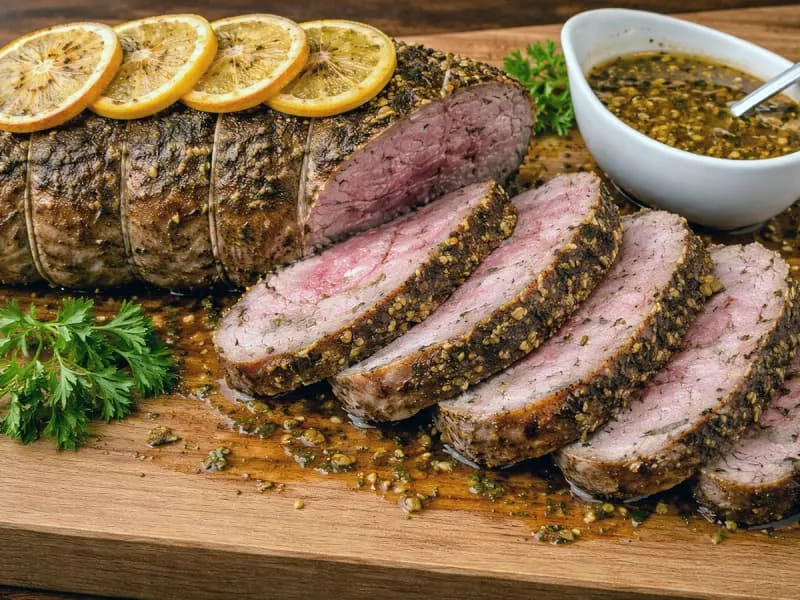 Cosciotto di Agnello Arrosto con Limone Meyer — step 5