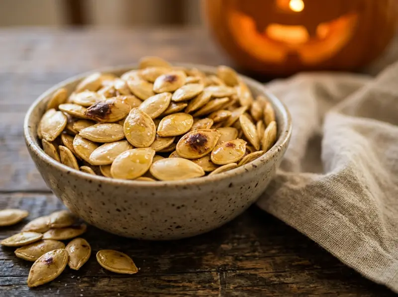 Roasted Pumpkin Seeds with pumpkin — USA recipe