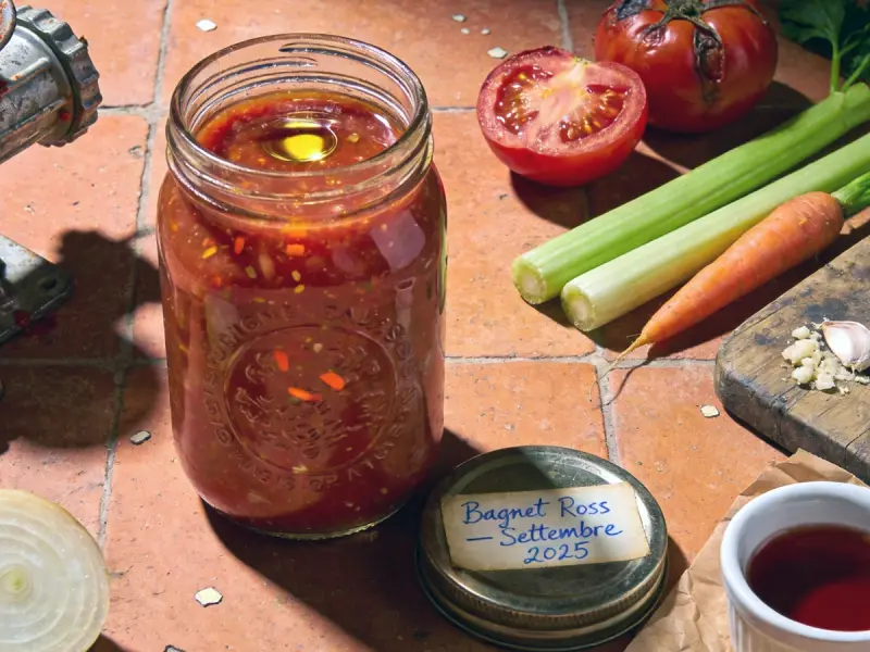 Salsa rossa piemontese — bagnet ross, classica salsa di pomodoro