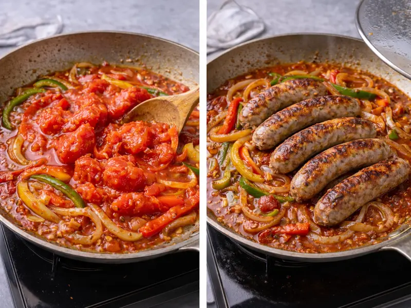 Sausage and Peppers — step 4