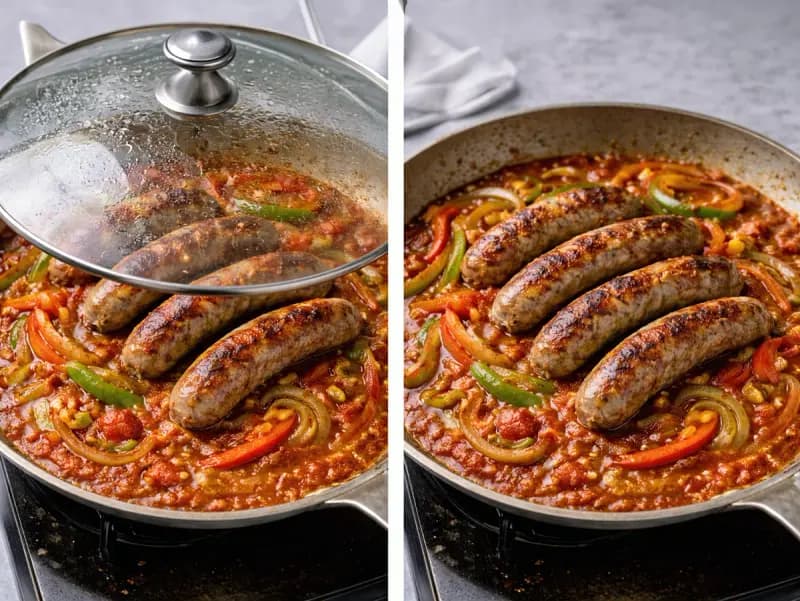 Sausage and Peppers — step 5