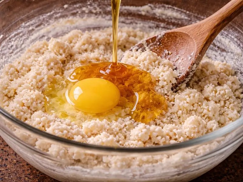 Savillum (Ancient Roman Cheesecake) — step 3