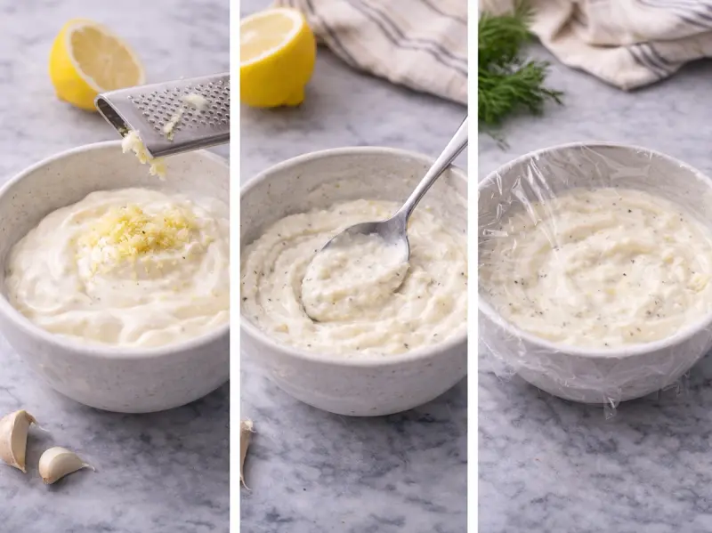 Sheet-Pan Harissa Chicken with Garlic Yogurt — step 4
