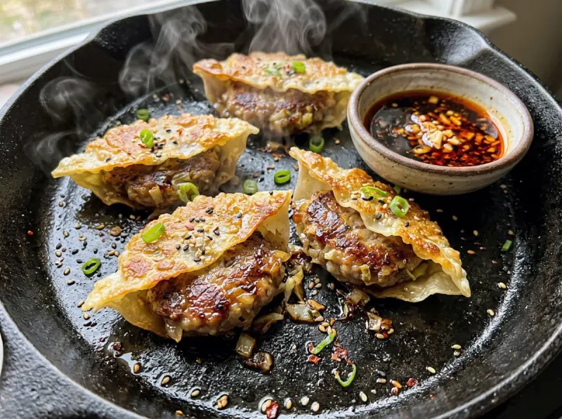 Smashed Gyoza (Gyoza Schiacciati)