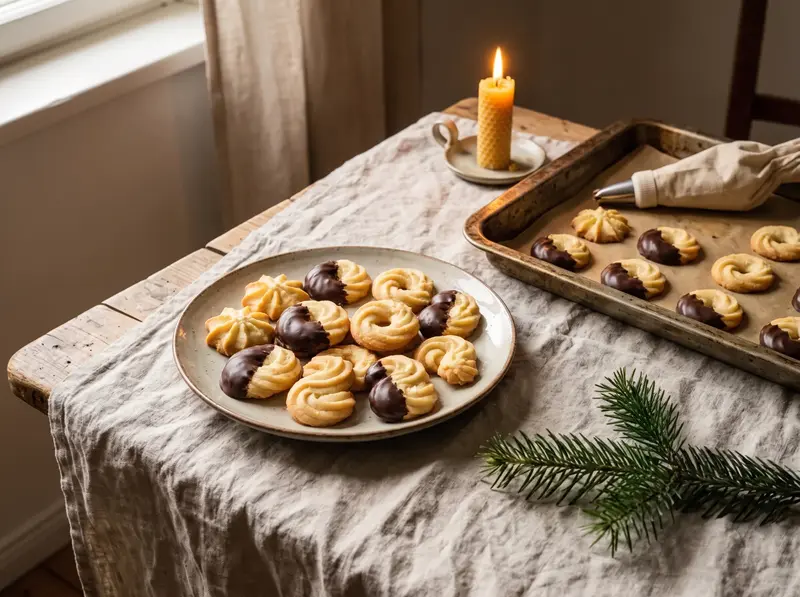 Spritzgebäck (German Piped Butter Cookies) — Flour and Confectionery Products · Germany
