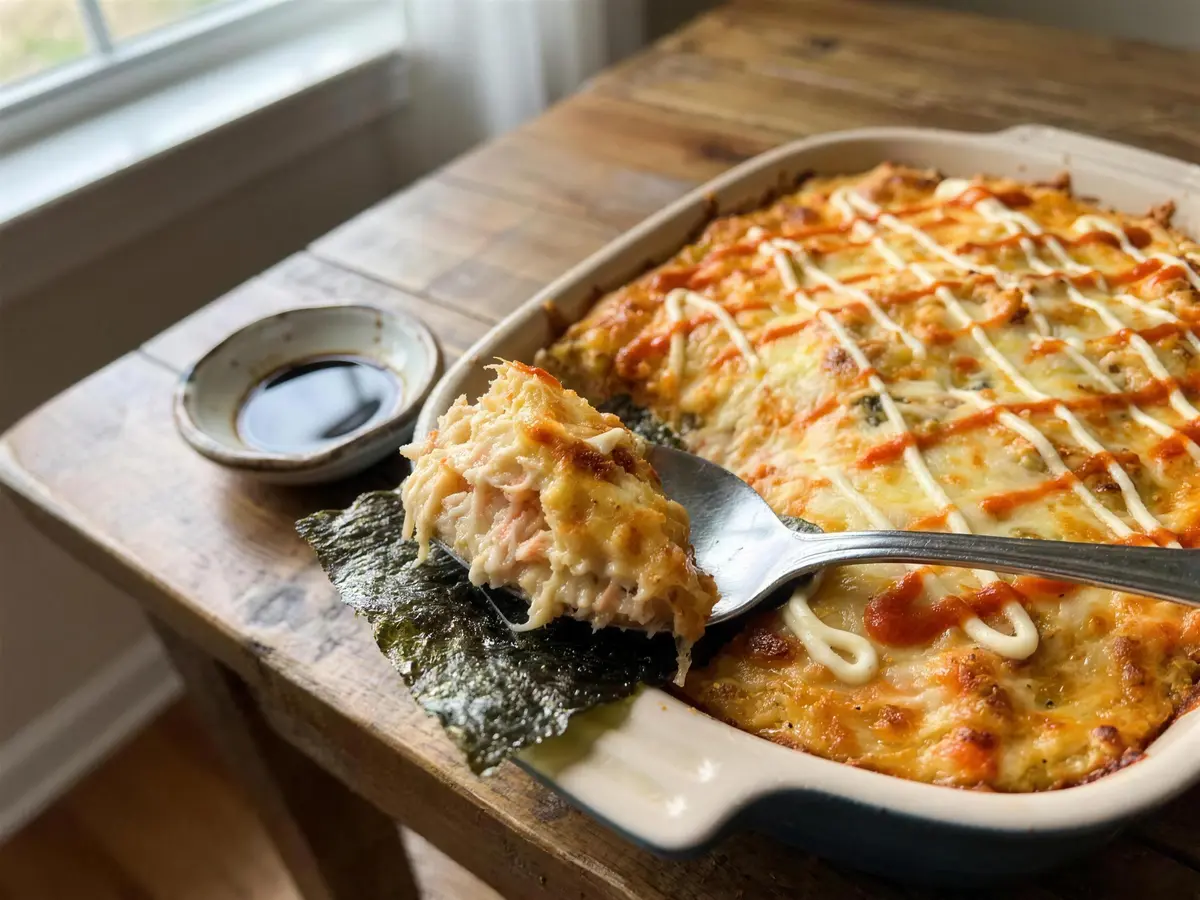 寿司ベイク(焼き寿司キャセロール) — 魚介料理 · フィリピン