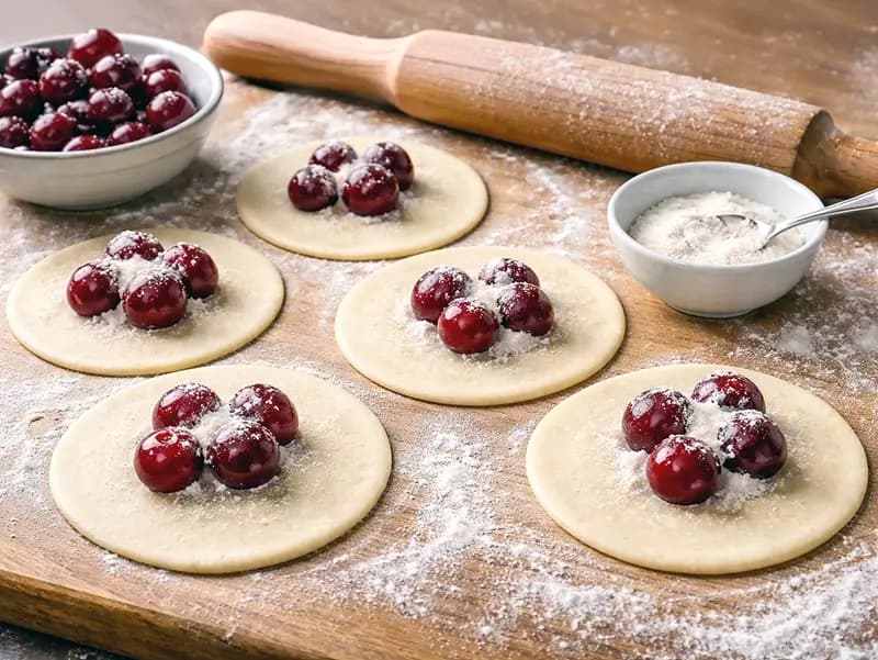 Varenyky with Cherries — step 3