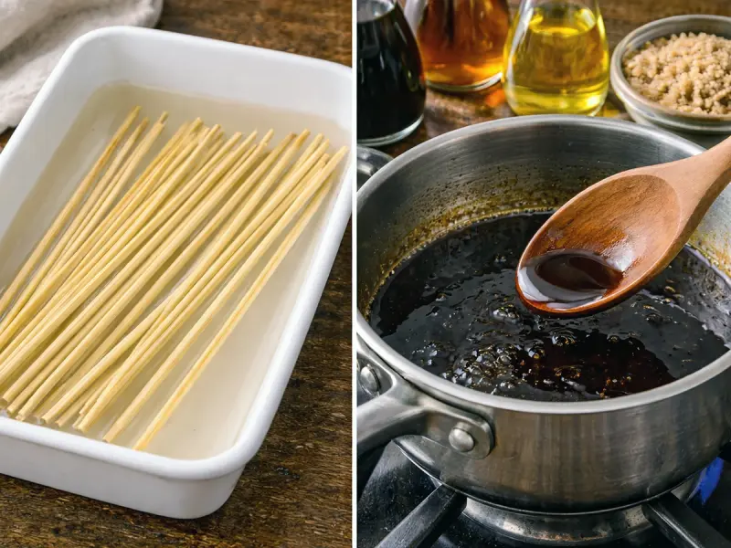 Yakitori (Japanese Grilled Chicken Skewers) — step 1