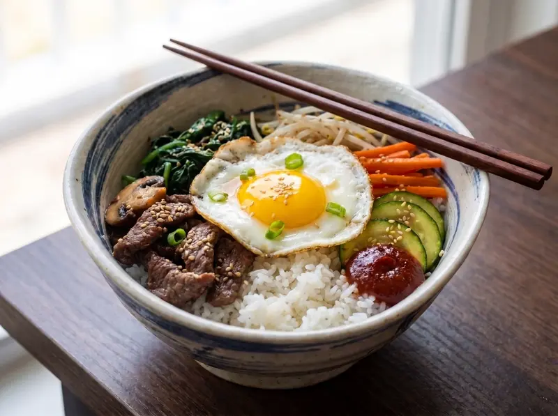 Bibimbap (Ciotola di Riso Coreana)