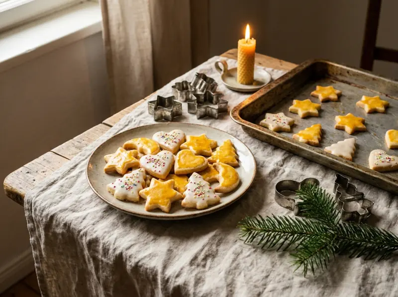 Butterplätzchen (German Cut-Out Christmas Cookies)