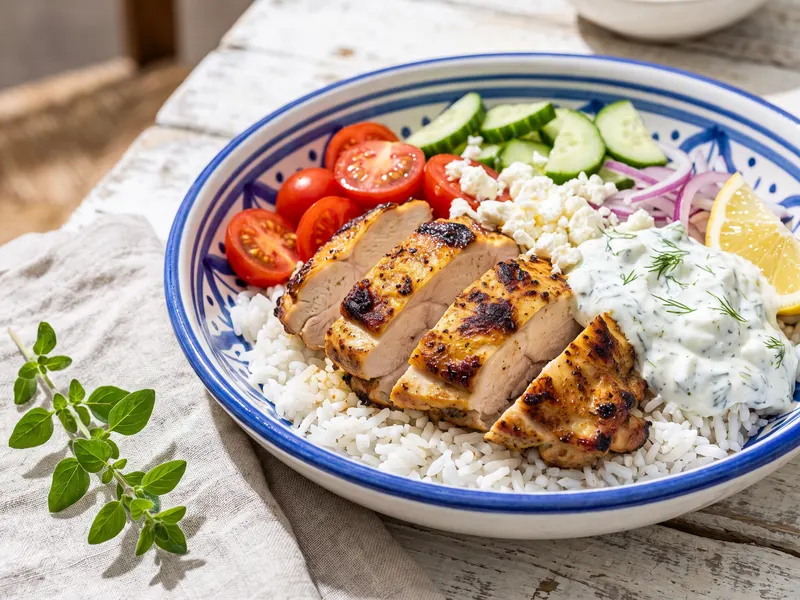 Greek Chicken Bowls