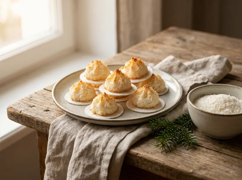Kokosmakronen (German Coconut Macaroons)