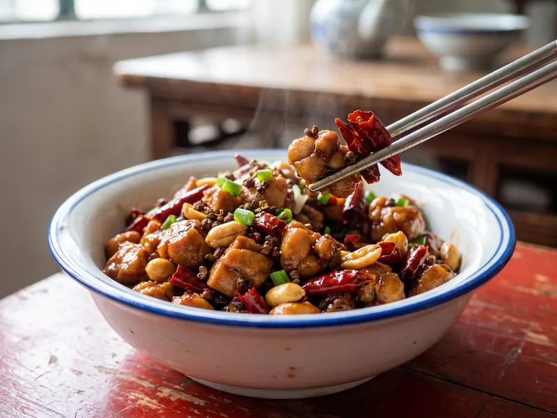 Pollo kung pao del Sichuan