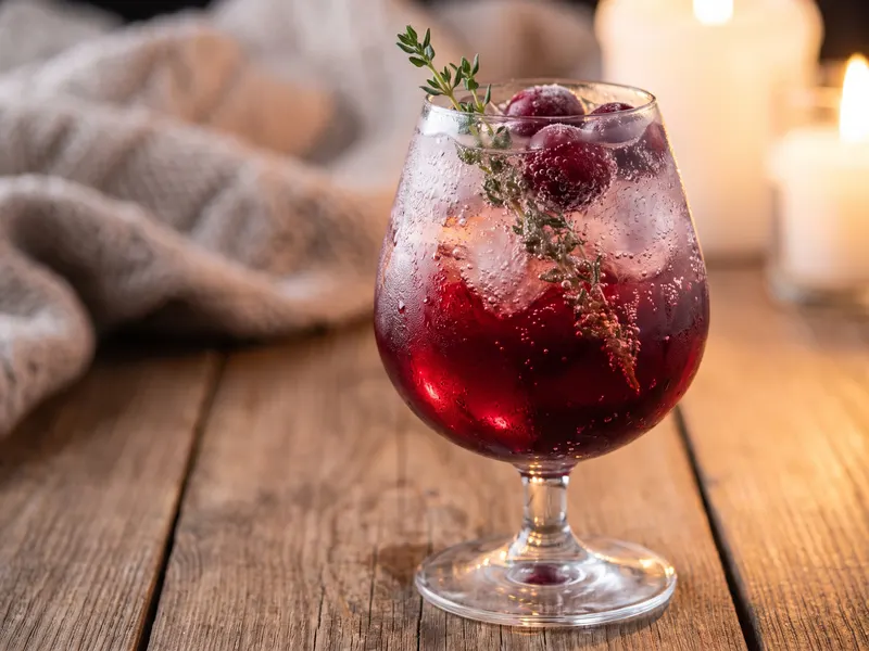 Sleepy Girl Mocktail (Tart Cherry, Magnesium, and Sparkling Water Bedtime Drink)