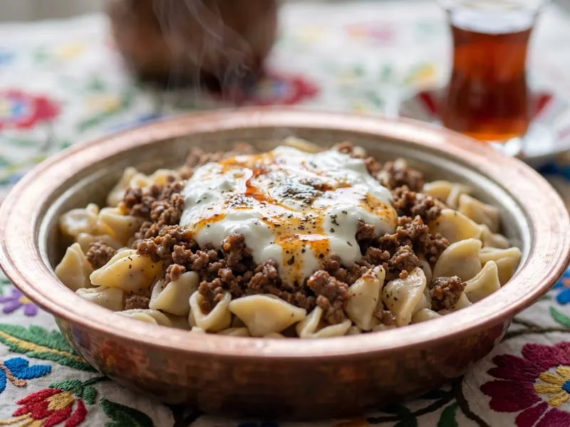 Turkish Pasta (Yalanci Manti)
